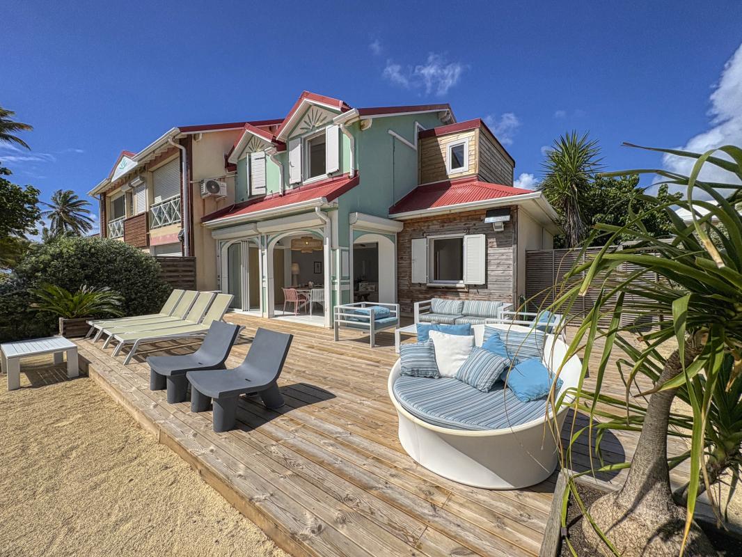 4.Location villa pied dans l'eau Saint François Guadeloupe_Plage des Raisins Clairs
